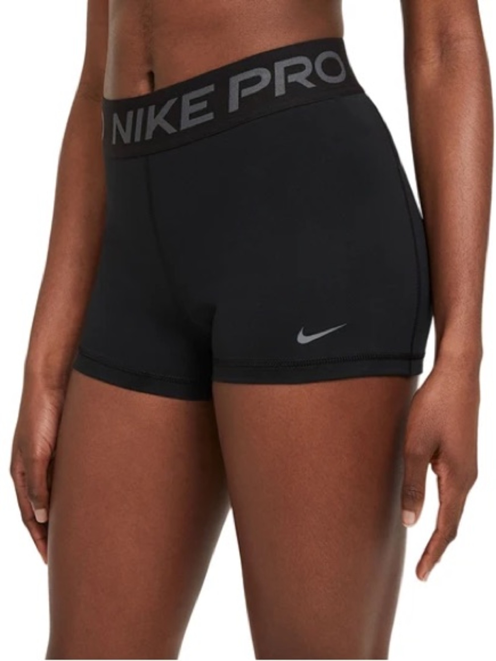 Nike Pro Women’s Shorts 3' Mid Rise Size XSmall M Black Training CZ9857-014 New